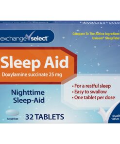 Doxylamine Succinate 25mg sleep aid tablets