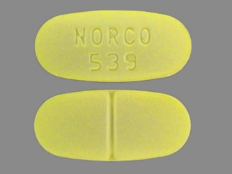 Norco-10-325-mg-Pain-Relief-Tablet Norco 10/325 mg hydrocodone acetaminophen tablet