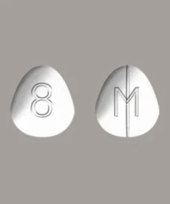 High-strength Hydromorphone 8mg tablets for managed pain relief.