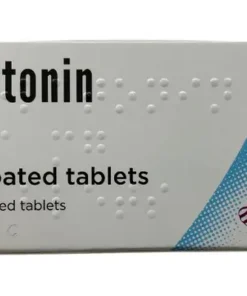 Bottle of Melatonin supplements in 3mg, 5mg, and 10mg strengths