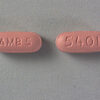 Ambien 5mg Blister pack of Ambien 5mg Zolpidem tablets for sleep onset insomnia