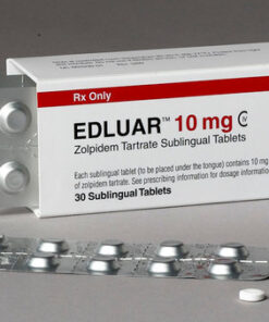 Edluar 10mg sublingual tablets in blister packaging